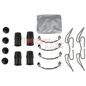 Comprar Kit de accesorios, pastillas de frenos de METZGER 109-0133 a bajo precio de 17,06 €