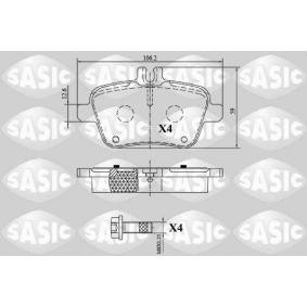 Acquista Kit pastiglie freni da SASIC 6216184 a buon mercato per soli 39,48 €