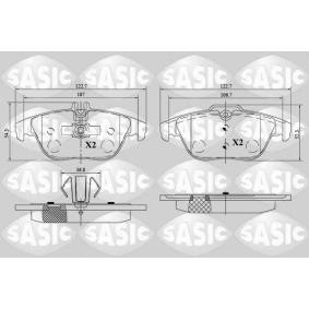Acquista Kit pastiglie freni da SASIC 6216185 a buon mercato per soli 43,21 €