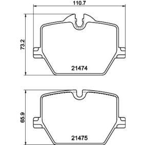 Achetez des Plaquettes de frein HELLA 8DB 355 040-601 à prix pour 50,10 €