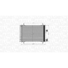 Klimakondensator 350203128000 von MAGNETI MARELLI günstig für 234,23 € online kaufen