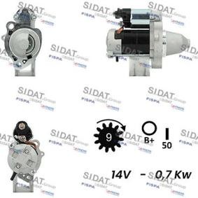 Köp Startmotor av SIDAT S12DE0516A2 till det låga priset 1899,30 kr