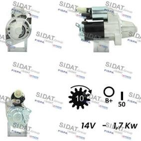 Köp Startmotor av SIDAT S12MH0525A2 till det låga priset 1353,33 kr