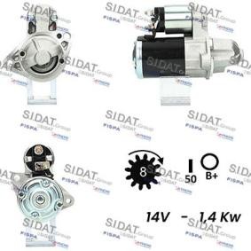 Anlasser S12MH0581A2 von SIDAT günstig für 119,08 € online kaufen
