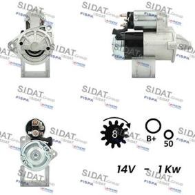 Anlasser S12MH0782A2 von SIDAT günstig für 107,97 € online kaufen