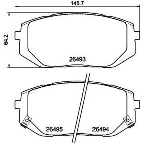 Acquista Kit pastiglie freni da MINTEX MDB3493 a buon mercato per soli 67,34 €