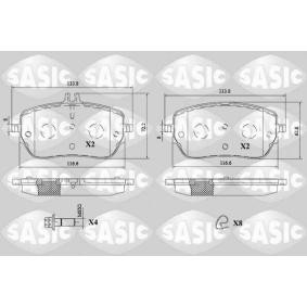Acquista Kit pastiglie freni da SASIC 6216208 a buon mercato per soli 73,43 €