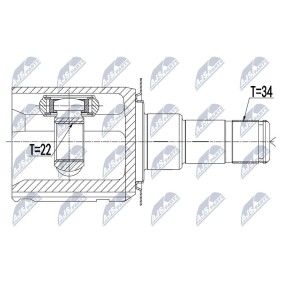 Osta Nivelsarja, vetoakseli NTY:llä NPW-CH-033 edullisesti hintaan 98,68 €