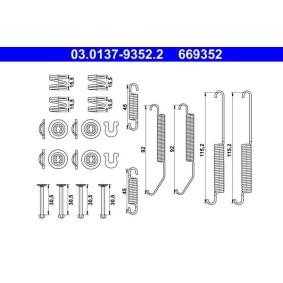 Acquista Kit di accessori per ganasce freno da ATE 03.0137-9352.2 a buon mercato per soli 15,81 €