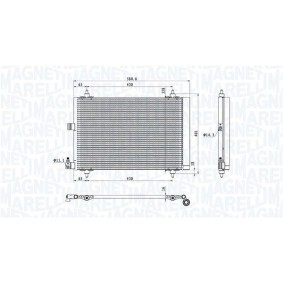 Klimakondensator 350203908000 von MAGNETI MARELLI günstig für 77,27 € online kaufen