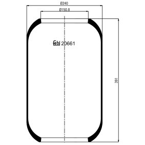 Acquista Soffietto, Sospensione pneumatica da FEBI BILSTEIN 20661 a buon mercato per soli 35,94 €