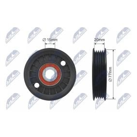 Compre Polia de desvio / de guia, correia trapezoidal da NTY RNK-AU-044 a um preço baixo por 13,67 €