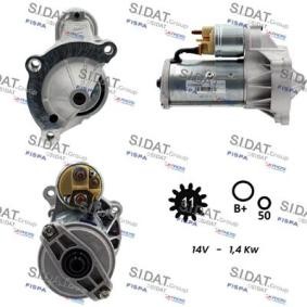 Anlasser S12VA0005 von SIDAT günstig für 176,19 € online kaufen