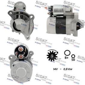 Anlasser S12VA0776A2 von SIDAT günstig für 106,33 € online kaufen
