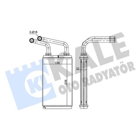 Acquista Scambiatore calore per riscaldamento abitacolo da KALE OTO RADYATOR 352085 a buon mercato per soli 57,41 €