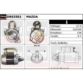 Köp Startmotor av DELCO REMY DRS3501 till det låga priset 5361,77 kr
