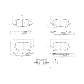 JEEP Bremsbeläge von BREMBO