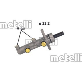 Acquista Cilindro maestro del freno da METELLI 05-1233 a buon mercato per soli 56,93 €