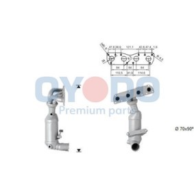 Acquista Catalizzatore da Oyodo 10N0101-OYO a buon mercato per soli 312,14 €