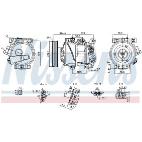 Acquista Compressore aria condizionata da NISSENS 890896 a buon mercato per soli 322,88 €