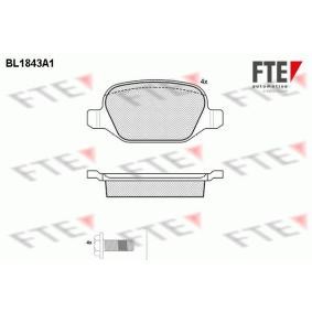 Bremsbeläge 9010421 von FTE günstig für 29,63 € online kaufen