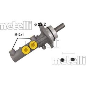 Acquista Cilindro maestro del freno da METELLI 05-1253 a buon mercato per soli 61,21 €