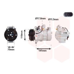 Acquista Compressore aria condizionata da VAN WEZEL 3001K719 a buon mercato per soli 479,56 €