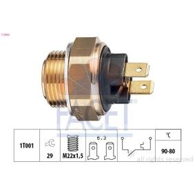 Compre Interruptor de temperatura, ventilador do radiador da FACET 7.5002 a um preço baixo por 18,02 €