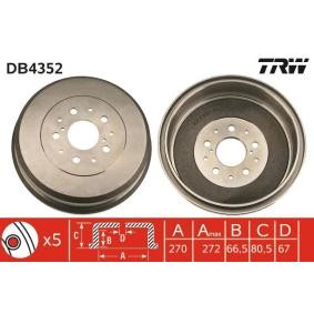 Bremstrommel von TRW für Hilux Pritsche / Fahrgestell (LN_, _N1_) günstig online kaufen
