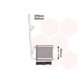Wärmetauscher, Innenraumheizung 18016705 von VAN WEZEL günstig für 90,27 € online kaufen