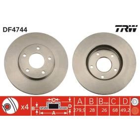Osta Jarrulevy TRW:llä DF4744 edullisesti hintaan 177,38 €