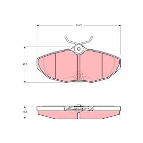 Bremsbeläge GDB1511 von TRW günstig für 45,90 € online kaufen