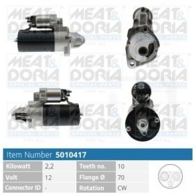Anlasser 5010417 von MEAT & DORIA günstig für 181,09 € online kaufen