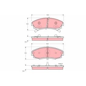 Bremsbeläge GDB4030 von TRW günstig für 113,44 € online kaufen