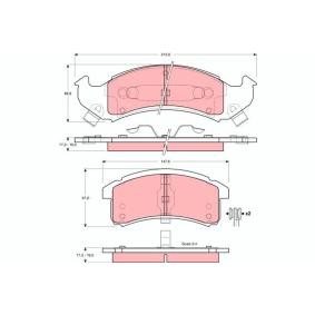 Achetez des Plaquettes de frein TRW GDB4054 à prix pour 37,18 €