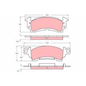 Bremsbeläge GDB742 von TRW günstig für 87,18 € online kaufen