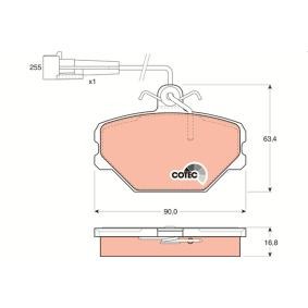 Achetez des Plaquettes de frein TRW GDB833 à prix pour 24,40 €