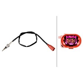 Comprar Sensor, temp. gas escape de HELLA 6PT 358 226-321 a bajo precio de 73,72 €