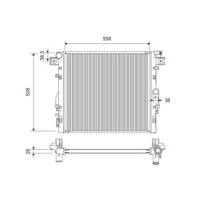 Kühler, Motorkühlung 701417 von VALEO günstig für 127,20 € online kaufen