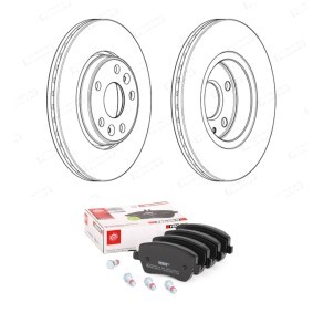 Bremsscheiben und -beläge FRD3405N0041 von FERODO günstig für 95,60 € online kaufen