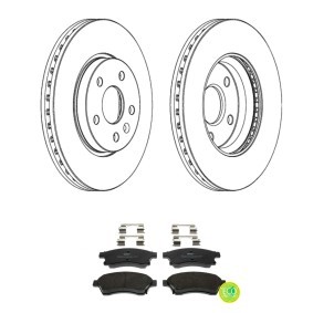 Bremsscheiben und -beläge FRD3405N0088 von FERODO günstig für 148,00 € online kaufen