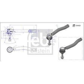 Spurstangenkopf 194763 von FEBI BILSTEIN günstig für 19,27 € online kaufen
