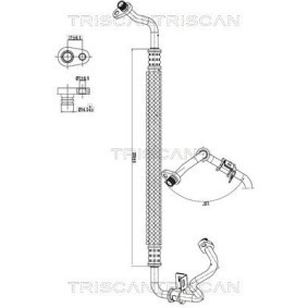 Hochdruck- / Niederdruckleitung, Klimaanlage 9010 28019 von TRISCAN günstig für 45,46 € online kaufen