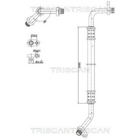 Achetez des Tuyau de clim de chez TRISCAN en ligne pour 407 SW Van / Break (6E_) à prix modérés