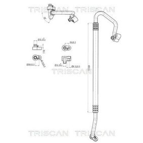 Achetez des Tuyau de clim de chez TRISCAN en ligne pour Sharan II (7N1, 7N2) à prix modérés