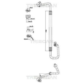 Hochdruck- / Niederdruckleitung, Klimaanlage 9010 29025 von TRISCAN günstig für 111,04 € online kaufen