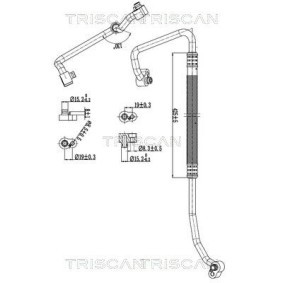 Achetez des Tuyau de clim de chez TRISCAN en ligne pour Sharan II (7N1, 7N2) à prix modérés