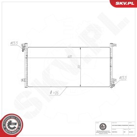 Klimakondensator 86SKV613 von ESEN SKV günstig für 59,54 € online kaufen