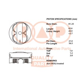 Kolben 100-06017 von IAP QUALITY PARTS günstig für 389,75 € online kaufen