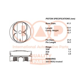 Kolben 100-06018 von IAP QUALITY PARTS günstig für 389,75 € online kaufen